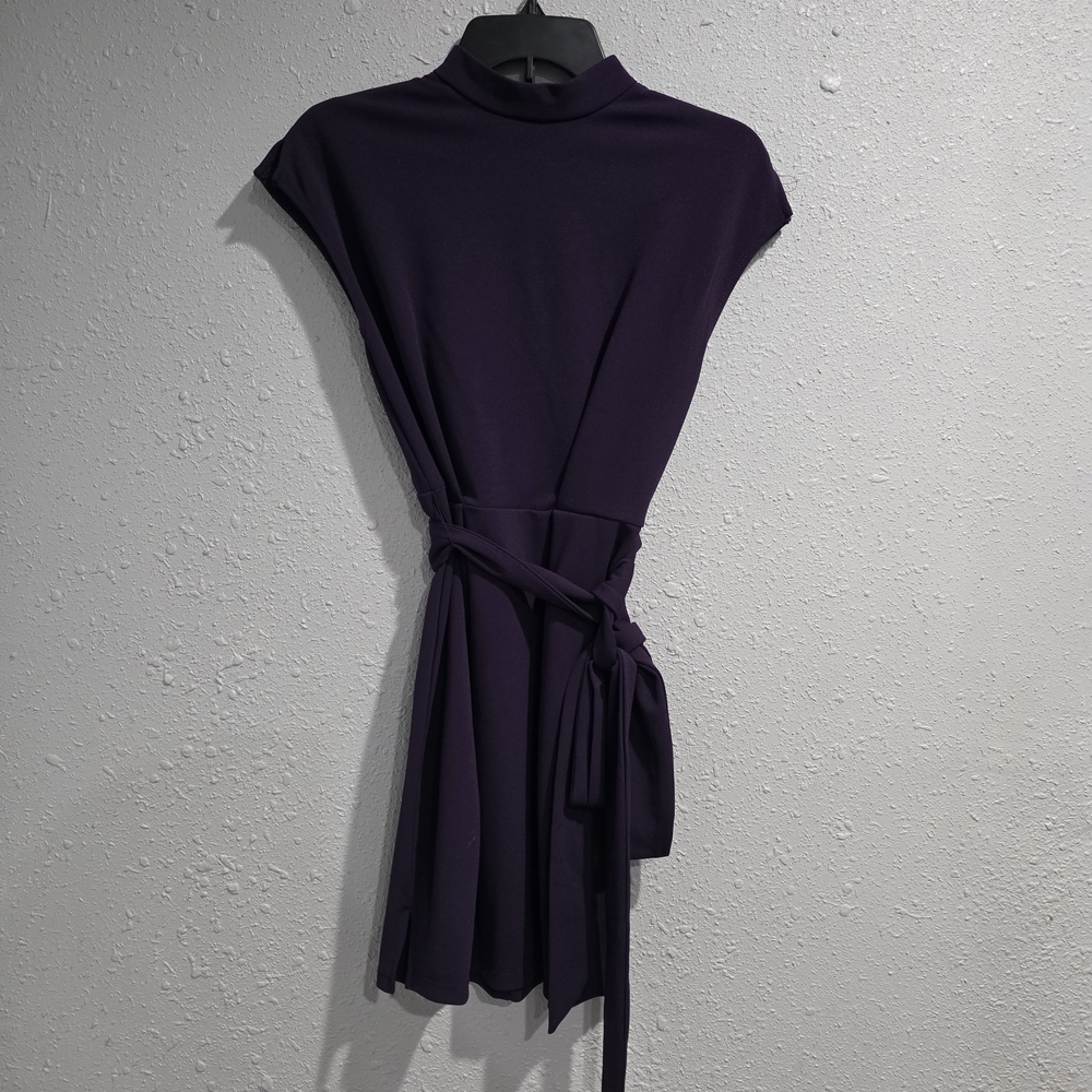 B Darlin Deep Purple Mini Dress